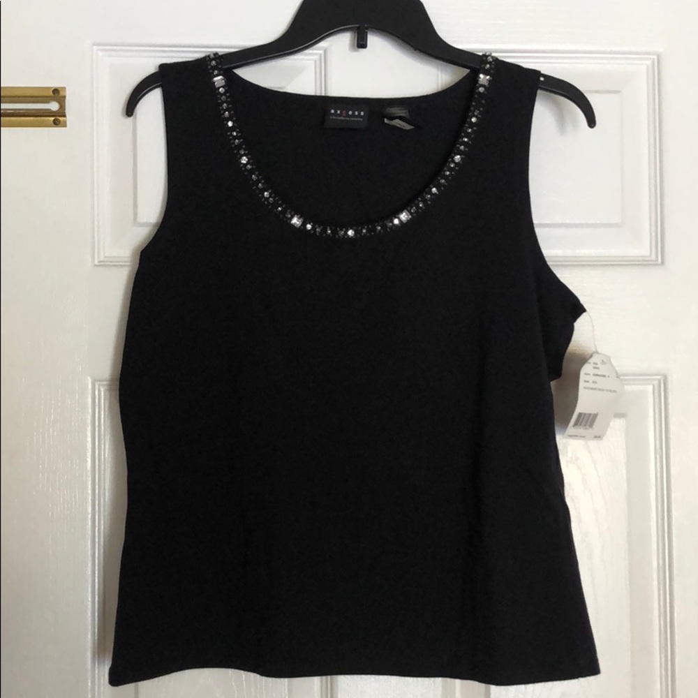 Cute tank with jewels